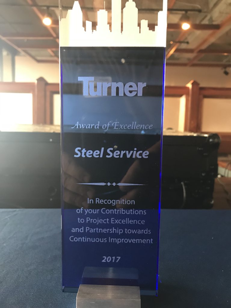 Steel Service receives Award of Excellence - Steel Service